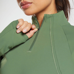 High Quality Hot Selling Custom Front Women <b>Yoga</b> <b>Jacket</b> Winter Breathable Eco-Friendly Quick Dry Anti-Bacterial Custom Colors - Product Image 6