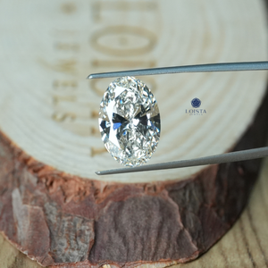 Diamante Cultivado en Laboratorio Loista, Corte Oval Brillante, 10.61 Quilates, Certificado IGI, Color H, para Joyería - Product Image 3