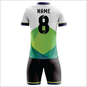 ชุดฟุตบอลแบบสั่งทำพิเศษสำหรับทีมชายและหญิง เสื้อทีมฟุตบอล ชุดแข่งฟุตบอล ฤดูใบไม้ผลิ ผ้าสแปนเด็กซ์ผสมคอตตอน ระบายอากาศได้ดี ปรับแต่งด้านหน้าได้ - Product Image 3