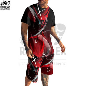Nuevas llegadas de conjuntos de pantalones cortos de moda para uso casual de verano, conjuntos de pantalones cortos para hombre con logotipo personalizado, conjunto de pantalones cortos para hombre. - Product Image 2