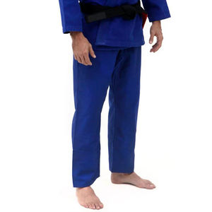 Uniforme de Karate Azul al por Mayor, Kimono de Artes Marciales de Peso Pesado, Traje de Entrenamiento con Cinturón Negro, 100% Algodón Ecológico y Transpirable - Product Image 5