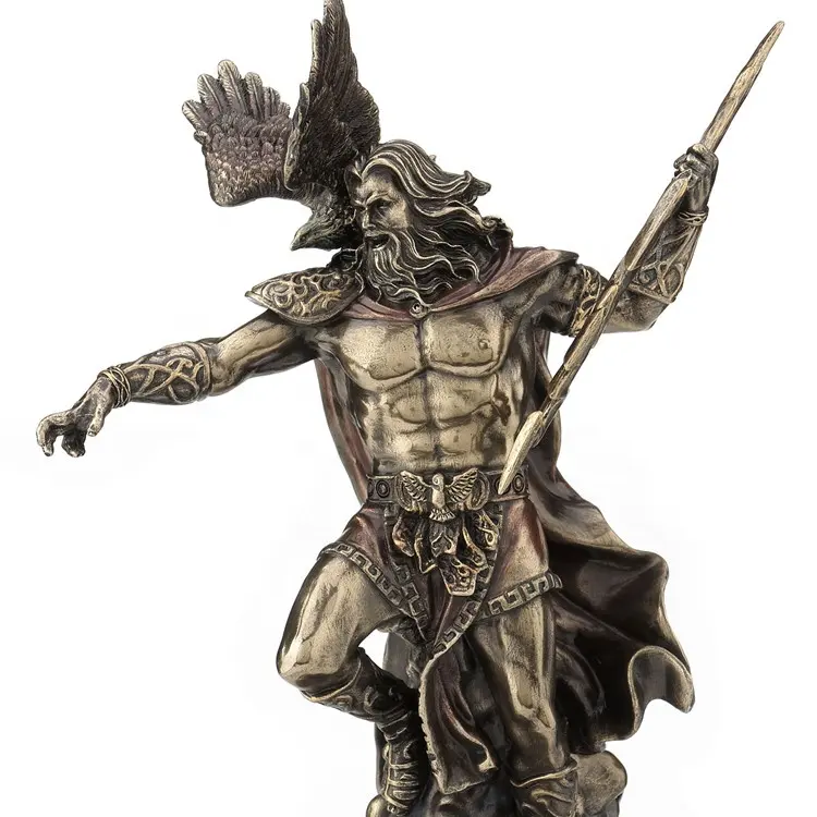 VERONESE DESIGN -ZEUS HOLDING THUNDERBOLT WITH EAGLE - COLD CAST BRONZE - OEM AVAILABLE