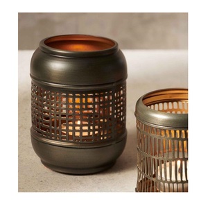 Contenedor de Velas de Acero Inoxidable de Lujo en Diferentes Colores, Listo para Enviar - Product Image 1
