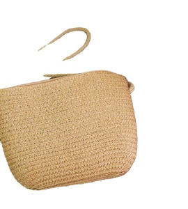 Sac à bandoulière en tissage de paille pour femmes Sacs de plage en macramé au crochet directement du fournisseur indien - Product Image 1