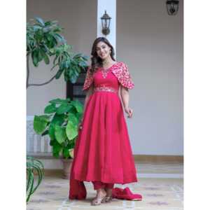 Belles robes de soirée pour les fêtes Robe avec Dupatta incluse - Product Image 5