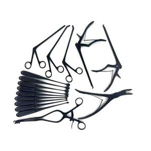 ชุดเครื่องมือผ่าตัดลามิเนคโทเมทรี 16 ชิ้น เคลือบสีดำ สำหรับศัลยกรรมกระดูกและกระดูกสันหลัง อุปกรณ์ศัลยกรรมประสาท ระดับโรงพยาบาล ชุดอุปกรณ์นำกลับมาใช้ใหม่ได้ - Product Image 3