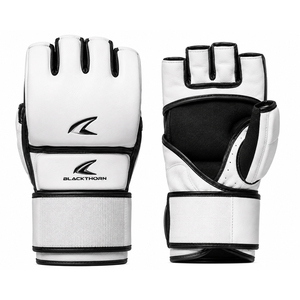 Guantes de boxeo MMA, los mejores guantes de boxeo para kickboxing y muay thai, con correa ancha de 4 pulgadas, de cuero PU, con cierre de velcro. - Product Image 1
