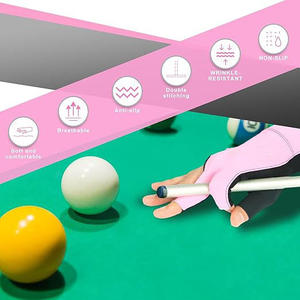 Guante de Billar de 3 Dedos para Mano Izquierda, Duradero, con Doble Costura, para Snooker, Tamaños Populares para Hombres y Mujeres - Product Image 6