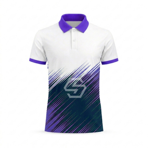 Polo personnalisé pour homme, séchage rapide, 100 % polyester, motif uni, coupe ample, sublimation, grande taille, t-shirts polo vierges - Product Image 5