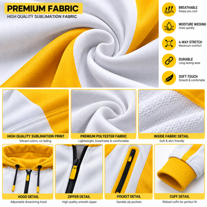 Conjunto Deportivo Personalizado por Sublimación al por Mayor de Fábrica, Uniforme Deportivo con Chaqueta y Pantalones, Impresión Completa - Product Image 6