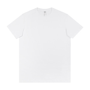 T-shirts pour hommes en gros, col rond, logo personnalisé, coton uni, fabrication OEM ODM, marque privée, fabricant de t-shirts pour hommes - Product Image 2