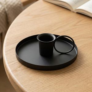 Luxury Modern <b>Black</b> Iron Taper Candle Holder Handmade Metal <b>Candlestick</b> Stand Nordic Minimalist Table Centerpiece Wedding - Product Image 4