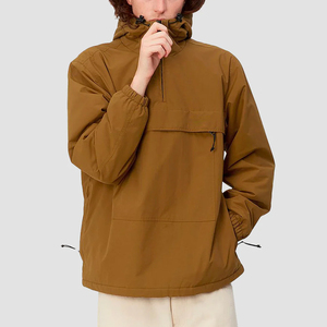 Custom Men's Lightweight Waterproof <b>Rain</b> <b>Jackets</b> Quarter Zipper <b>Jacket</b> Soft Shell Windbreaker with Zipper Closure Breathable - Product Image 1