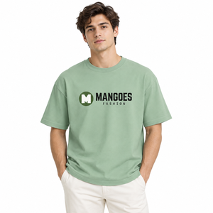 100% Cotton Men's Loose Fit White Oversized 300gsm Eco-Friendly Casual Short <b>Sleeve</b> Breathable Quick Dry Front Custom T-Shirt - Product Image 1