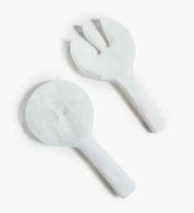 Cuillères et fourchettes à salade en résine durable, fabriquées à la main, élégantes, compatibles lave-vaisselle, pour une table raffinée, pour la maison, la cuisine, l'hôtel - Product Image 6