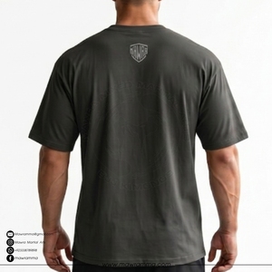T-shirt à manches courtes pour homme MAWRA, couleur personnalisée, coupe ample, jersey 100% coton, style vintage, écologique, 180g, design imprimé personnalisé - Product Image 2