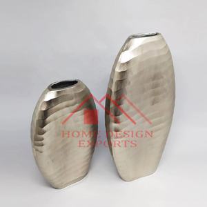 Latest Design Modern Home <b>Decorative</b> Metal Table Decor <b>Vase</b> for Home Modern Home Decor Aluminium Nickel Plating Table <b>Vase</b> - Product Image 4