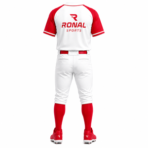 Uniforme de Béisbol de Poliéster 100% de Alta Calidad con Nuevo Diseño, Nombre del Equipo Personalizado, Unisex, Transpirable, Venta al Por Mayor, En Stock - Product Image 2