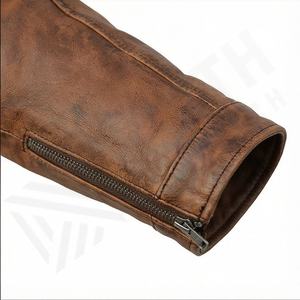 Veste de moto en cuir véritable pour homme de qualité supérieure, nouvelle arrivée, vestes de moto d'hiver, protections amovibles, personnalisables - Product Image 6