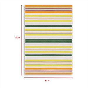Nouvelle conception tendance, torchon de cuisine 100% coton avec motif rayé, taille et logo personnalisés, torchon de cuisine pour la promotion de la marque - Product Image 5