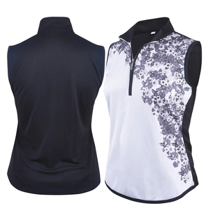 WARISON INDUSTRIES Camisetas de Polo Deportivas para Mujer, Sublimación, Absorción de Humedad, Camisetas de Polo sin Mangas para Golf - Product Image 1