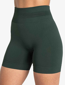 Custom Wholesale Seamless Contour v Seam High Waist <b>Booty</b> Lift Athletic Cotton Spandex Biker Shorts Women - Product Image 3