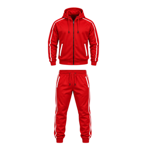Conjunto Deportivo con Capucha para Hombre, Chaqueta Deportiva con Cierre Completo Personalizada y Pantalones Jogger, Ropa Deportiva para Correr, Gimnasio, Entrenamiento y Fitness - Product Image 1
