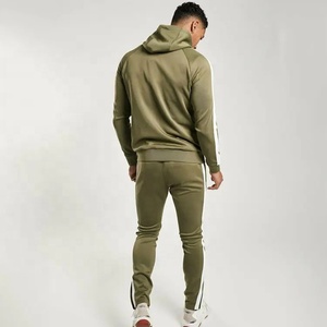 <b>Men</b> Zip Up Hoodie Tracksuit Set Contrast Stripe Jogger <b>Pants</b> Sportswear <b>Lounge</b> Outfit With Side Pockets 2026 - Product Image 6