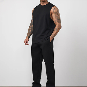 Custom Logo High Quality <b>Men's</b> Sports <b>Muscle</b> <b>Vest</b> <b>Men's</b> Fitness Gym Workout Running Tank Tops Sweat wicking & Eco-Friendly - Product Image 2