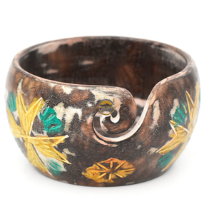 Cuenco de Hilo de Madera Estilo Antiguo, de Teca Pulida Jali, con Decoración Tallada Ovalada, Soporte para Regalos, Hogar, Cocina, Animal, de AYAANS - Product Image 4