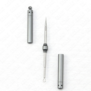 Kit d'extraction de points noirs et d'acné en acier inoxydable étanche, outils portables de nettoyage des pores avec logo personnalisé et aspiration - Product Image 5