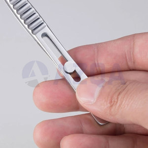 Pinzas de Acero Inoxidable de 5.7 Pulgadas, Tipo Forester y Pennington, con Bloqueo y Ranura de 3 mm para Perforaciones Corporales Profesionales - Product Image 3