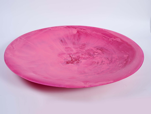 Plato de Servir Redondo Decorativo Hecho a Mano de Resina Azul Pulida, Ecológico y Apto para Lavavajillas, para Decoración de Mesa en el Hogar o Bodas - Product Image 5