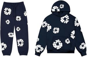 Sudadera con Capucha Extra Grande de Felpa 100% Algodón Bordada para Hombre y Mujer, Estilo Casual Retro - Product Image 3