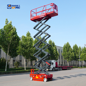 Plataforma elevadora de tijera CFMG para hombre que camina automáticamente, elevador de tijera autopropulsado pequeño hidráulico eléctrico con CE ISO - Product Image 2