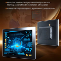 PC industriel Android avec écran tactile capacitif, 10 à 27 pouces, étanche IP65, liaison optique, montage mural VESA, avec A133 2G+8G Android