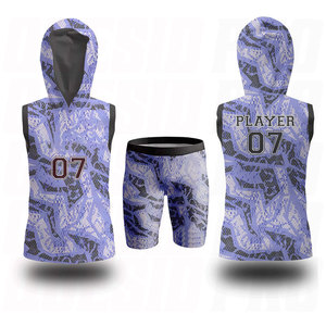 ชุดฟุตบอลแบบ 7 คน 7 ตัว แบบสั่งทำพิเศษ เนื้อผ้ายืดหยุ่น พิมพ์ลายแบบ Sublimation ชุดเสื้อและกางเกงขาสั้น ระบายอากาศได้ดี เหมาะสำหรับฟุตบอลแบบ Flag Football - Product Image 1
