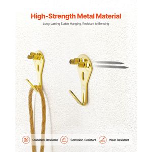 ชุดแขวนกรอบรูปโลหะพร้อมที่แขวนติดผนัง130ชิ้น10lbs 100lbs - Product Image 3