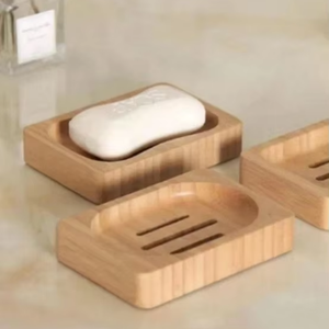 Jabonera Rectangular Pulida Hecha a Mano de Primera Calidad, Antideslizante, Duradera y Ecológica, Accesorio de Baño - Product Image 1