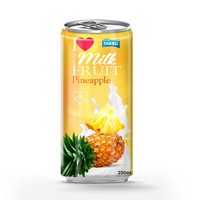 Premium Verse Natuurlijke Ananassap Drink Oem/Odm Ontwerp Gratis Monster Verwerkt Fruit Puree Gearomatiseerd 330Ml Blik (Ingeblikt) 8 Brix