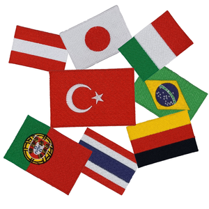 แพทช์ปักลายสำหรับเสื้อผ้า หมวก ป้ายปักแบบกำหนดเอง โลโก้ ธง แพทช์เย็บติดหมวก แพทช์ตกปลาแบบกำหนดเองสำหรับนักออกแบบ - Product Image 4