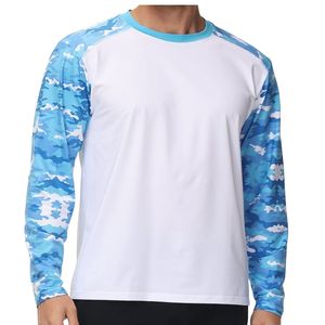 Camisa de Pesca para Hombre, Manga Larga, Transpirable, de Secado Rápido, Protección UV, Poliéster, Sublimación en Blanco, Jersey de Pesca Personalizado OEM - Product Image 4