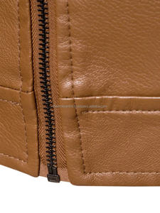 Vestes en cuir de qualité supérieure à prix Offre Spéciale pour les hommes Nouveau style Meilleur design Vestes en cuir personnalisées à la mode - Product Image 5