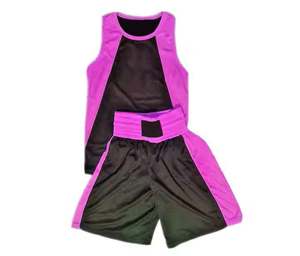 Conjunto de chaleco y pantalones cortos de boxeo de poliéster personalizado, uniforme de boxeo de Pakistán, conjunto de chaleco y pantalones cortos de boxeo de alta calidad - Product Image 6