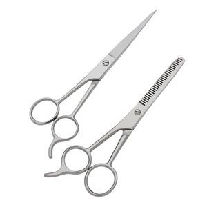 2 Pcs Professional Scissors Set 6.5" Hair Cutting Thinning <b>Shears</b> Stainless Steel Scissors <b>Tool</b> - Product Image 1