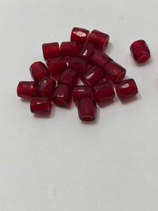 Perles en verre rouge de 8 mm pour la fabrication de bijoux, artisanat, bracelets, colliers, conifères, faites à la main, taille et couleur personnalisées, export en vrac, qualité supérieure - Product Image 2
