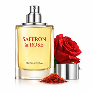 Perfume en aerosol de azafrán y Rosa 500 ML Fragancia a base de agua de alta calidad Afrutado Amaderado de larga duración para uso diario - Product Image 1