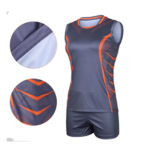 Maillot de volley-ball personnalisé avec numéro d'équipe, respirant, à manches courtes, taille élastique, en polyester, pour hommes et femmes - Product Image 4