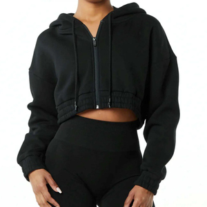 Hoodies personnalisés pour femmes, style streetwear, couleur unie, effet délavé, en coton molletonné, coupe oversize, respirants, anti-plis, OEM en gros - Product Image 5