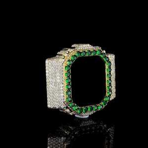 GA2100 Style Custom Mod <b>Watch</b> Iced Bezel Full Steel <b>Case</b> Premium <b>Watch</b> for Men Custom GA2100 Compatible <b>Watch</b> - Product Image 4